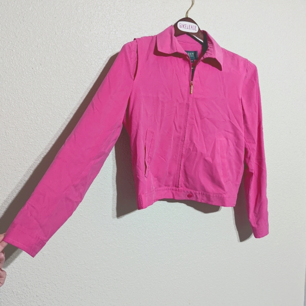 Pink Bomber Jacket - Picture 2 of 12